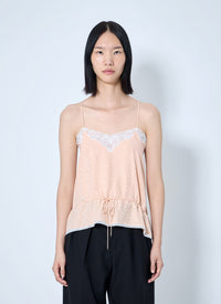 Chloé Women Lace Trim Camisole Top