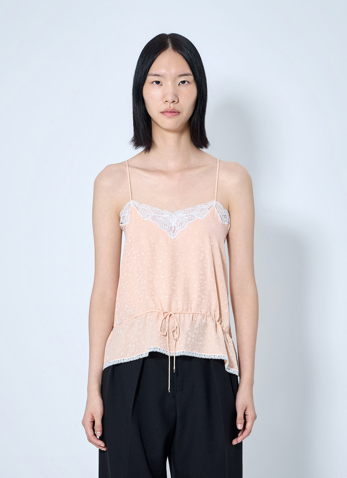 Chloé Women Lace Trim Camisole Top