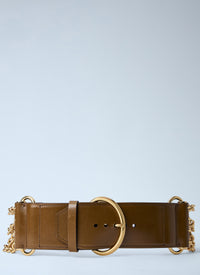 Chloé Chloé Women Chain Detail Wide Belt
