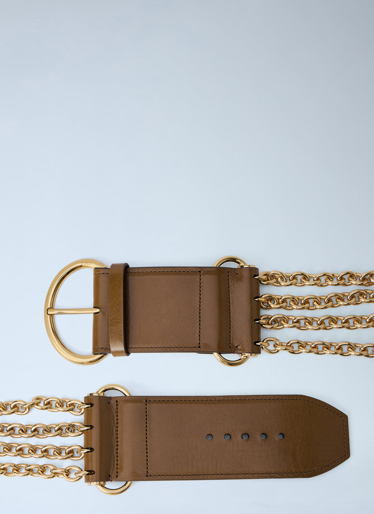 Chloé Chloé Women Chain Detail Wide Belt