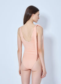 Chloé Women Tie-Strap One-Piece Logo Swimsuit