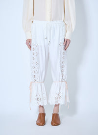 Chloé Women Fluid Drawstring Trousers