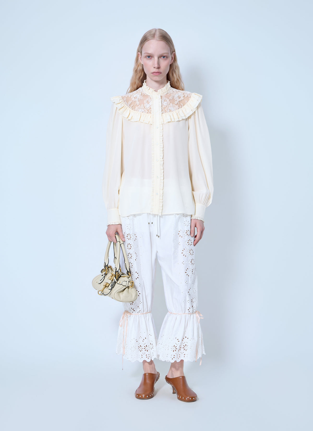 Chloé Women Fluid Drawstring Trousers
