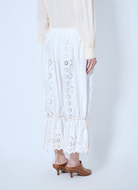 Chloé Women Fluid Drawstring Trousers