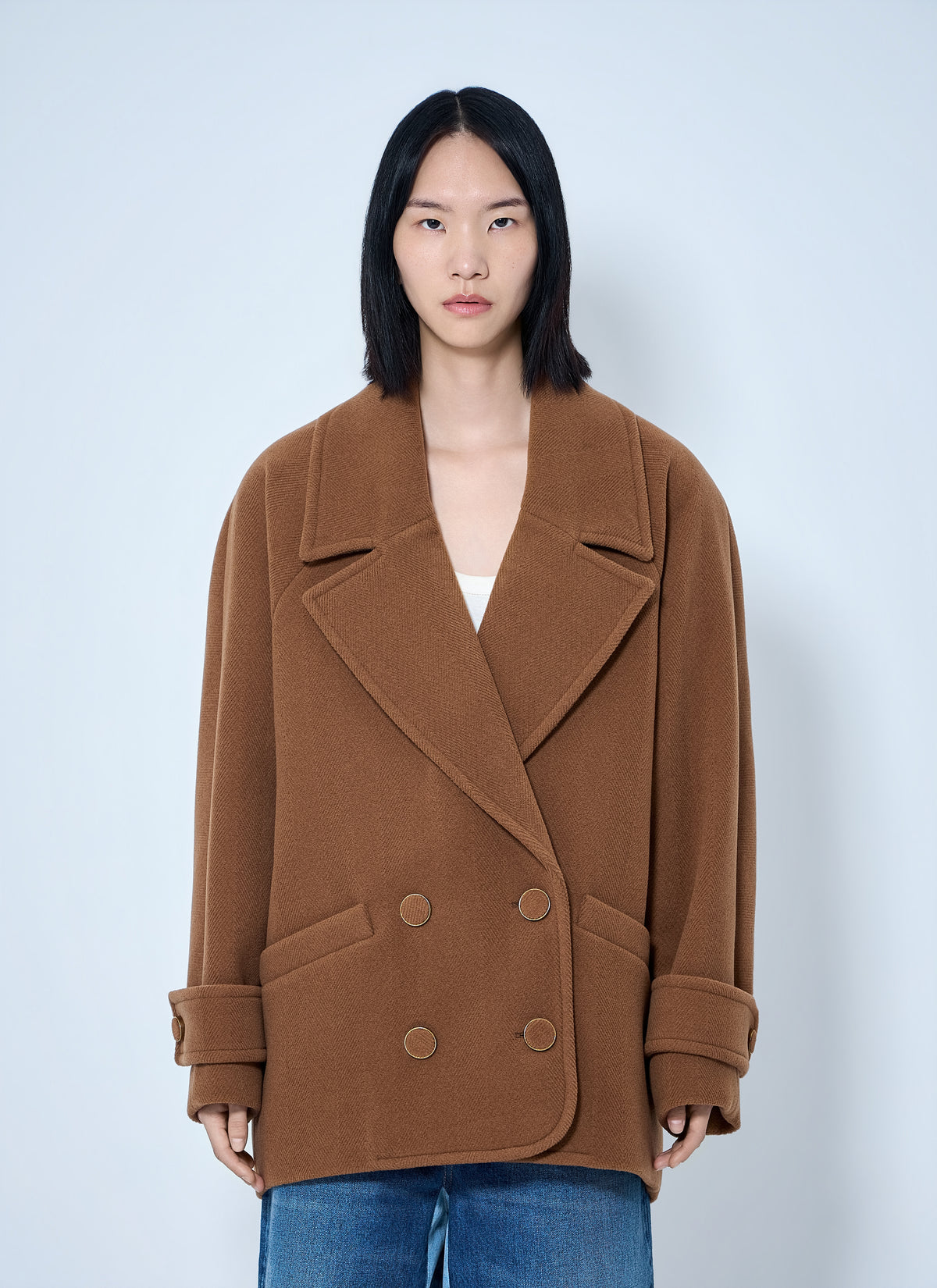 Chloé Women Double-Breasted Short Coat
