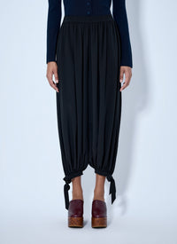Chloé Women Fluid Pleated Pants In Crêpe De Chine