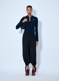 Chloé Women Fluid Pleated Pants In Crêpe De Chine