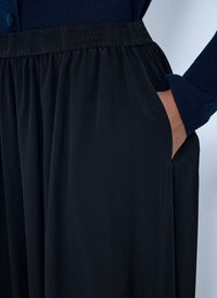 Chloé Women Fluid Pleated Pants In Crêpe De Chine