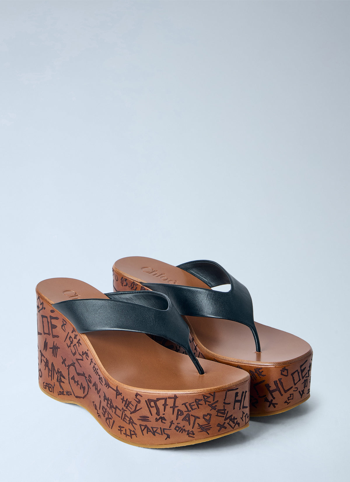 Chloé Women Maxime Wedge Sandals