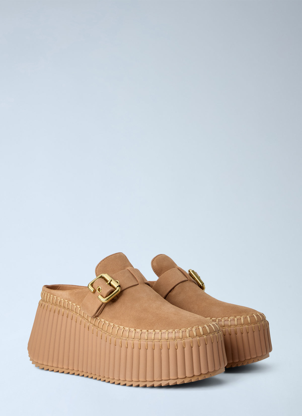 Chloé Women Nama Wedge Mules