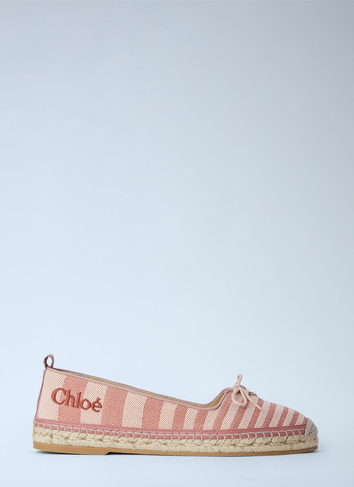 Chloé Chloé Women Isla Striped Canvas Espadrilles