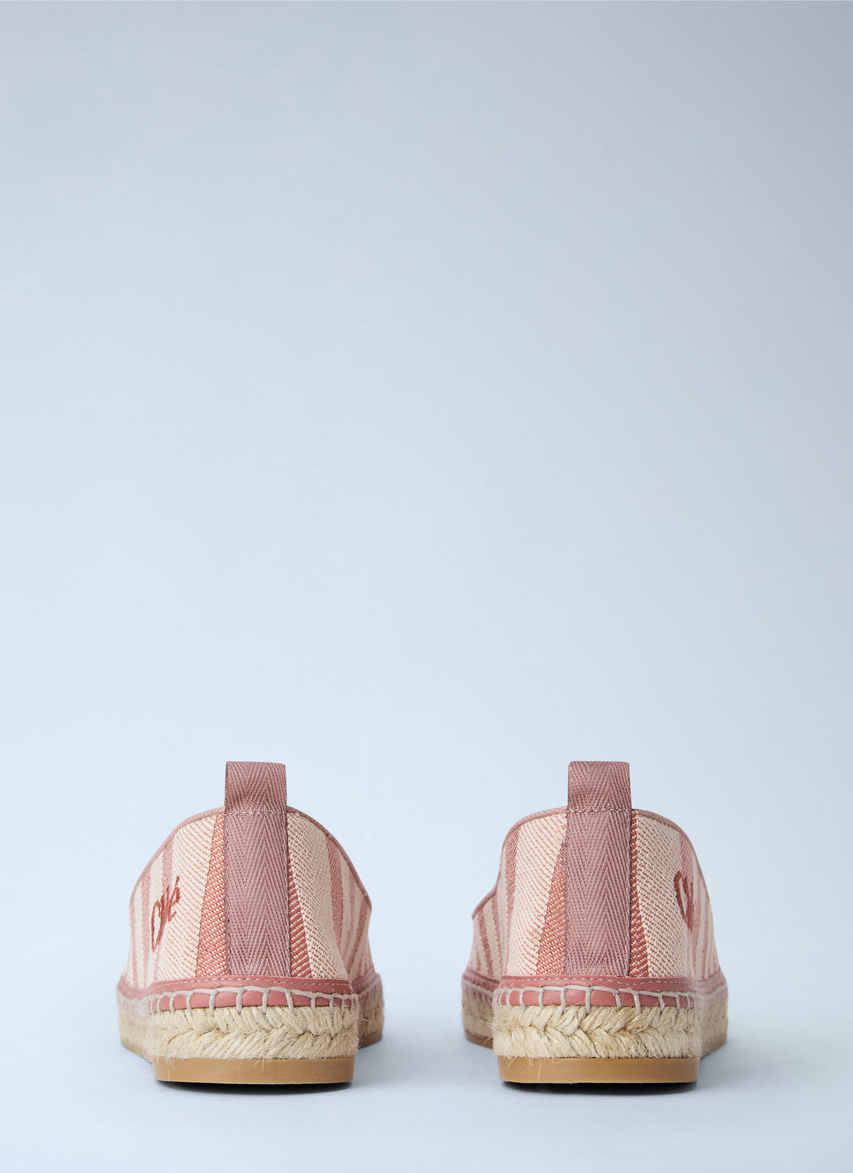 Chloé Chloé Women Isla Striped Canvas Espadrilles