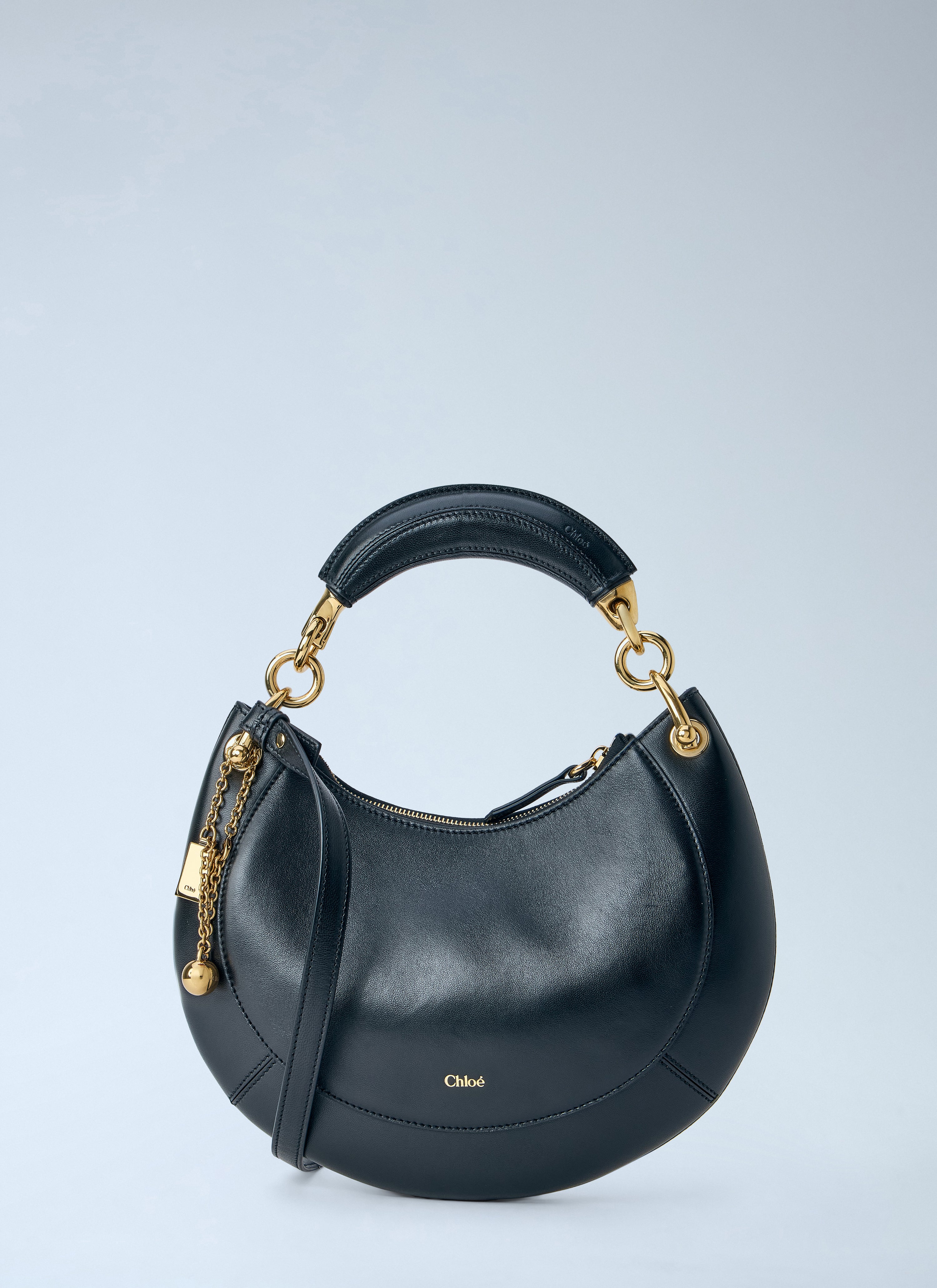 Chloé Chloé Women Small Banana Nappa Zipped Shoulder Bag