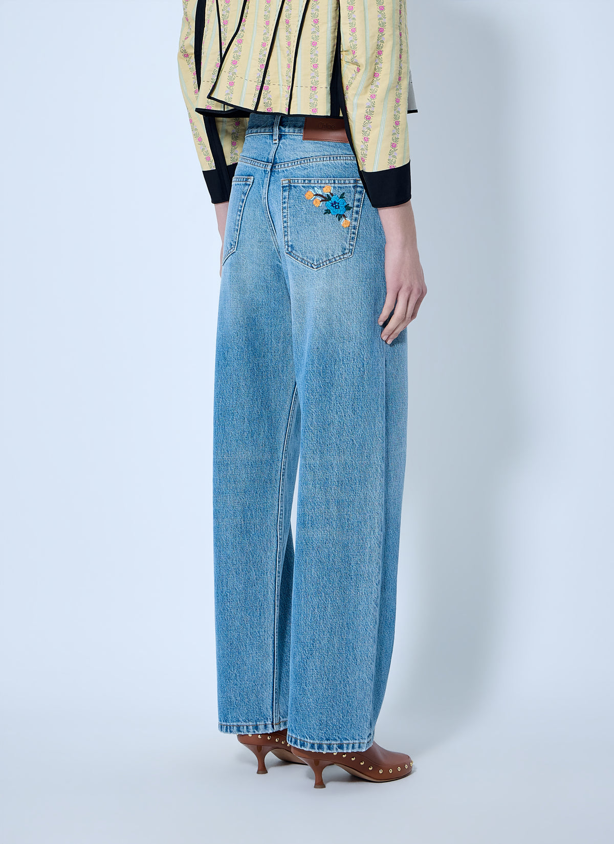 Chloé Chloé Women Straight Jeans In Denim