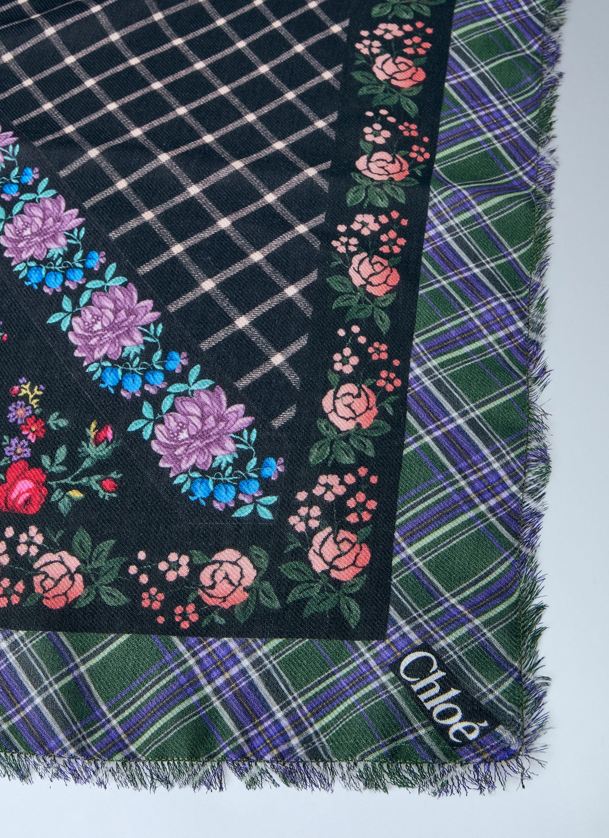Chloé Women Folk Square Scarf