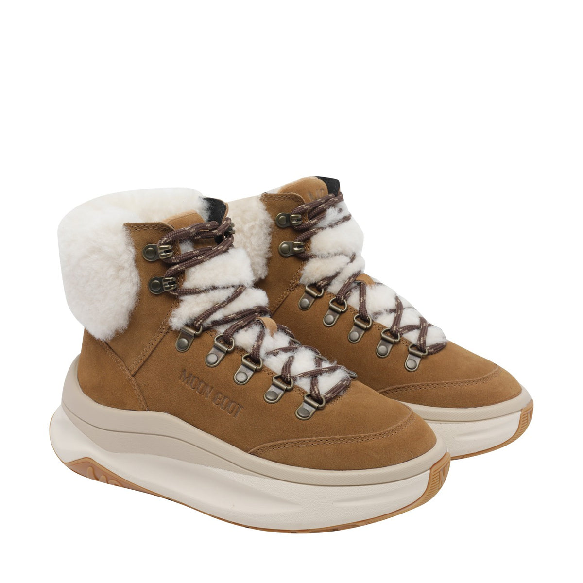 Moon Boot Women City Shearling Mid Booties
