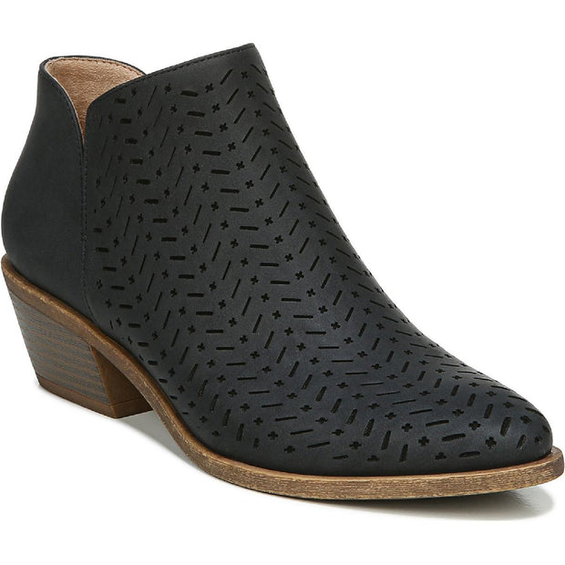 Payton Womens Faux Leather Ankle Chelsea Boots