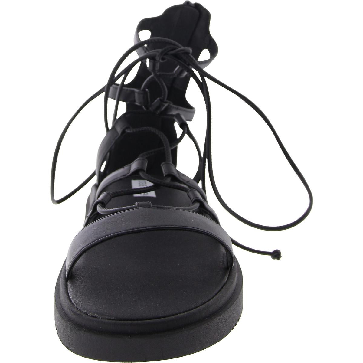 Womens Leather Strappy Gladiator Sandals