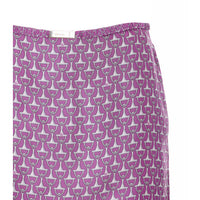 Gucci Gucci Women Clamp Print Silk Skirt