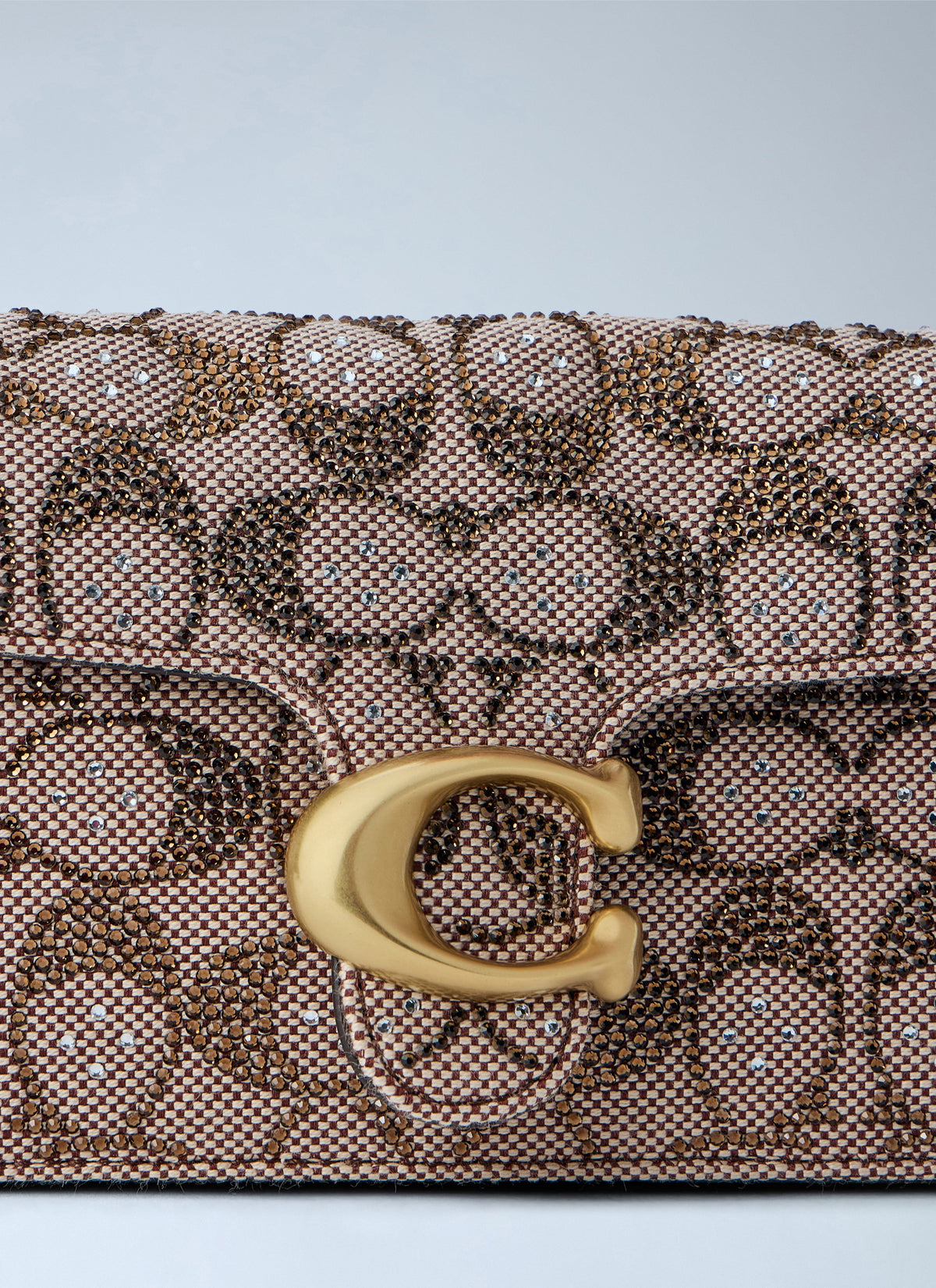Coach Coach Women Soft Tabby Shoulder Bag 20 In Crystal Signature Jacquard