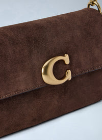 Coach Coach Women Suede Jet  Shoulder Bag