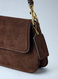 Coach Coach Women Suede Jet  Shoulder Bag