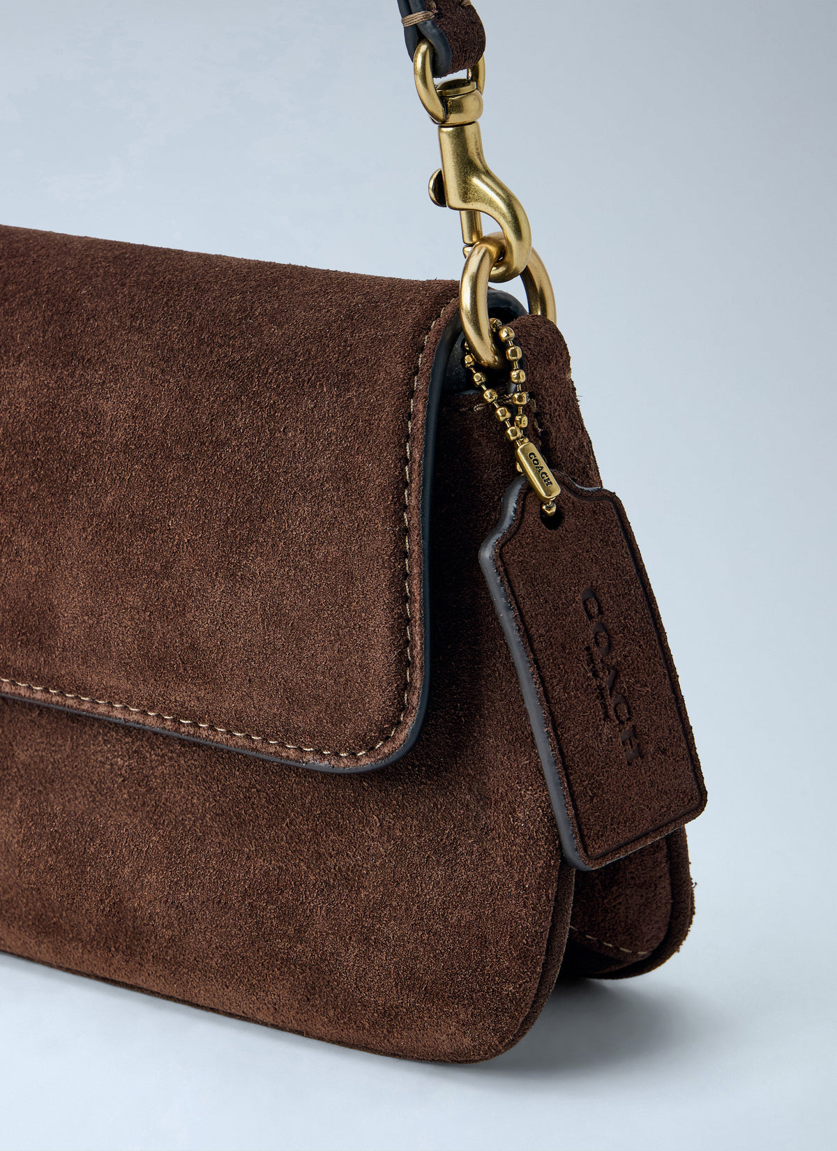 Coach Coach Women Suede Jet  Shoulder Bag