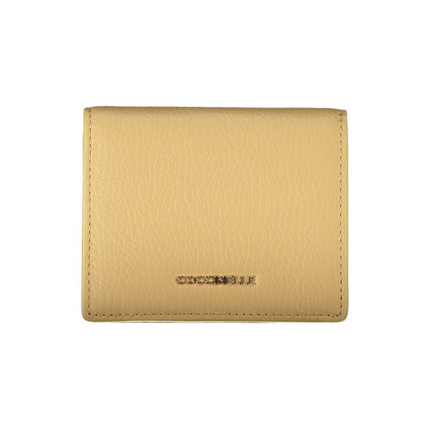 Coccinelle Beige Leather Women's Wallet