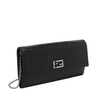 Fendi Fendi Women Continental Wallet On Chain Tube With Ff Baguette Logo