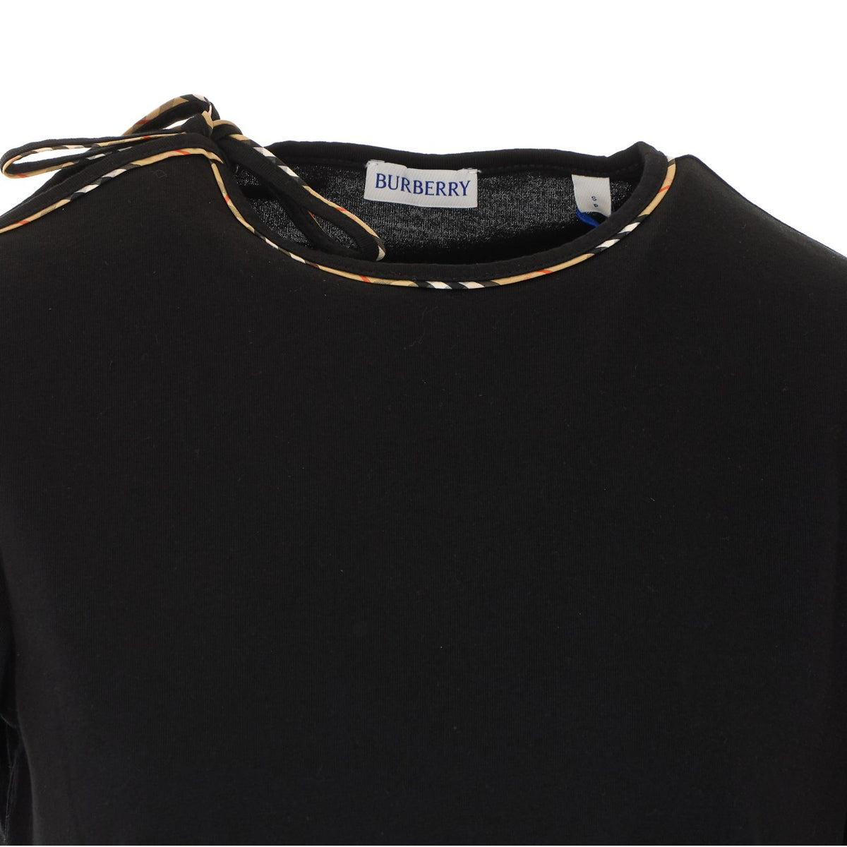 Burberry Women Cotton T-Shirt With Laces