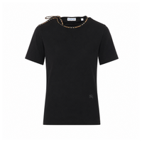Burberry Women Cotton T-Shirt With Laces