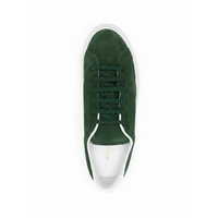 Common Projects Suede Low-Top Sneakers with Gold Numbering Green