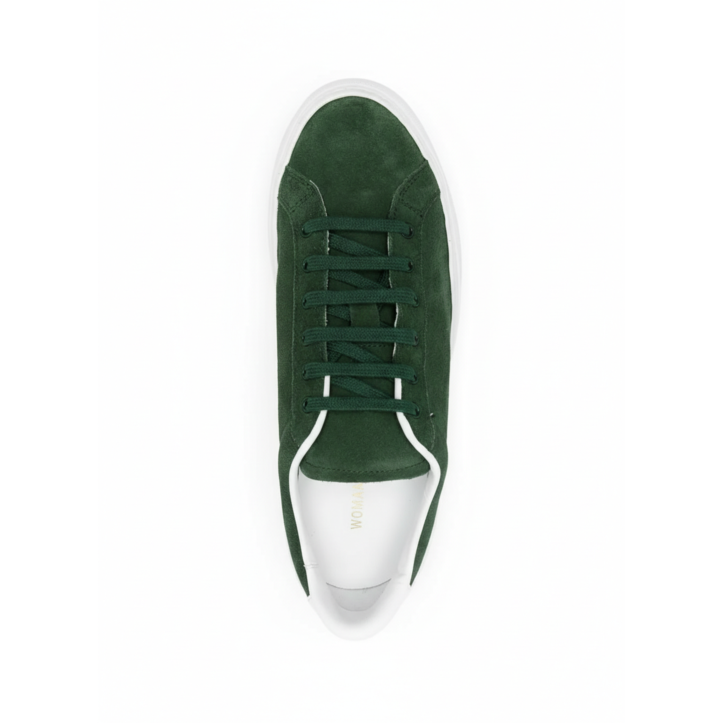 Common Projects Suede Low-Top Sneakers with Gold Numbering Green