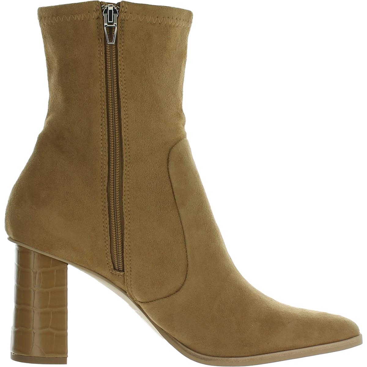 Petya Womens Padded Insole Suede Mid-Calf Boots