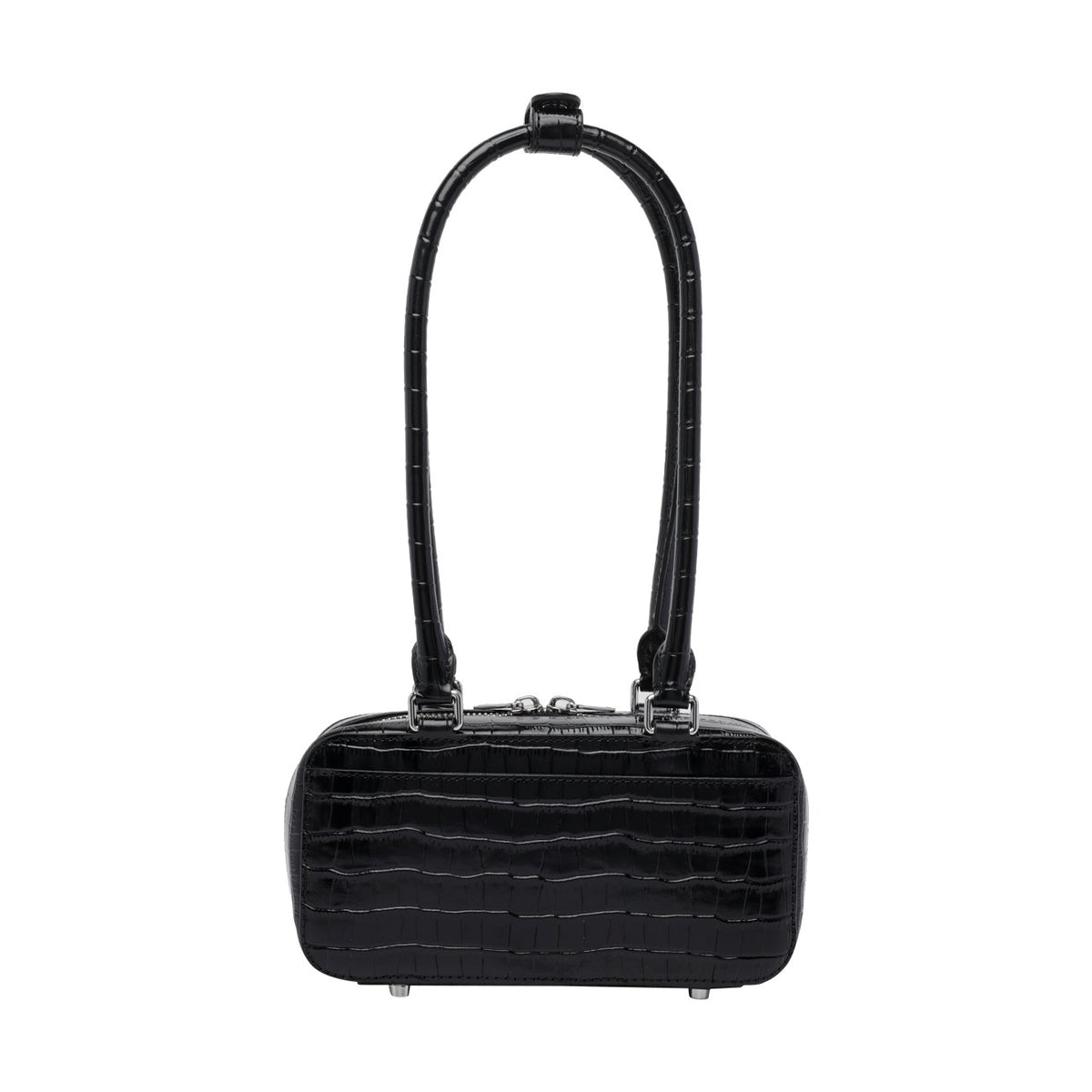 Self Portrait Women Croc Leather Mini Shoulder Bag