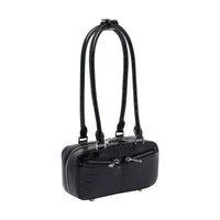 Self Portrait Women Croc Leather Mini Shoulder Bag
