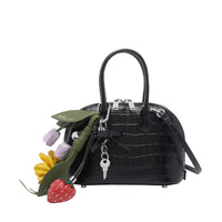 Self Portrait Women Crocodile Print Toast Mini Handbag