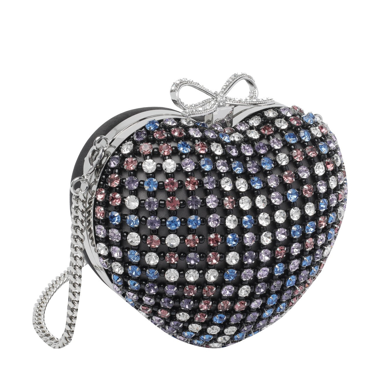 Self Portrait Self Portrait Women Crystal Heart Clutch