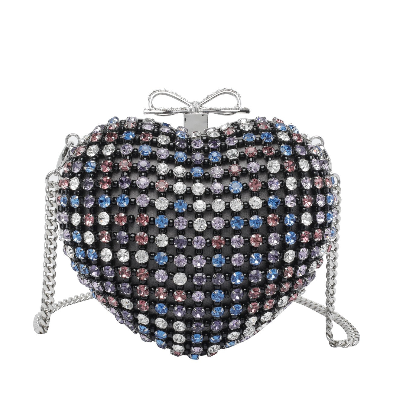 Self Portrait Self Portrait Women Crystal Heart Clutch