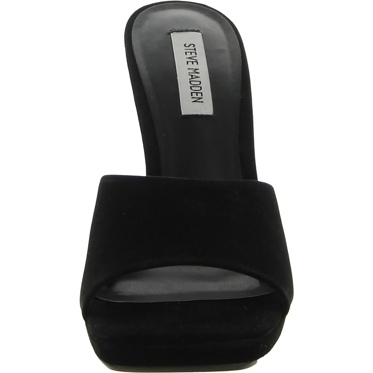 Lipa Womens Comfort Insole Square Toe Mule Sandals