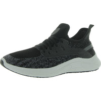 Flight 01 Mens Knit Lifestyle Casual And Fashion Sneakers 9 Medium Black