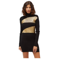 Custo Barcelona Custo Barcelona Black Viscose Women's Knitted Women's Dress