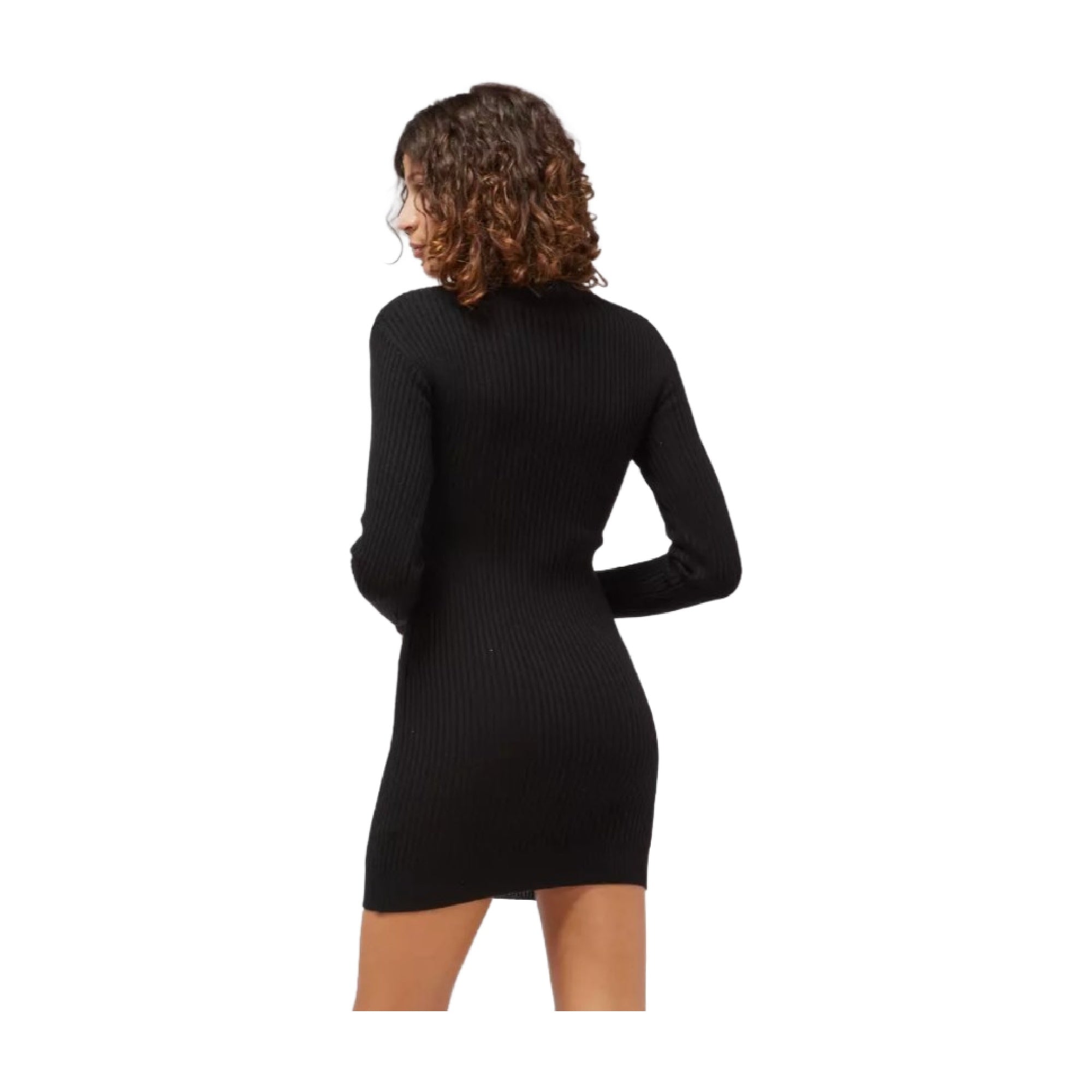 Custo Barcelona Custo Barcelona Black Viscose Women's Knitted Women's Dress