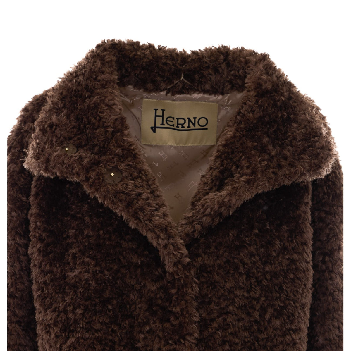Herno Women Curly Effect Short Jacket