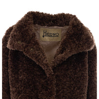 Herno Women Curly Effect Short Jacket