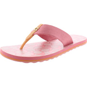 Zoe Webbed Womens Thong Slip On Flip-Flops