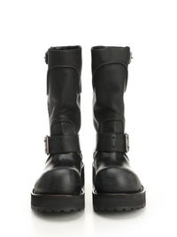 Balenciaga Balenciaga Men "Venom" Leather Boots