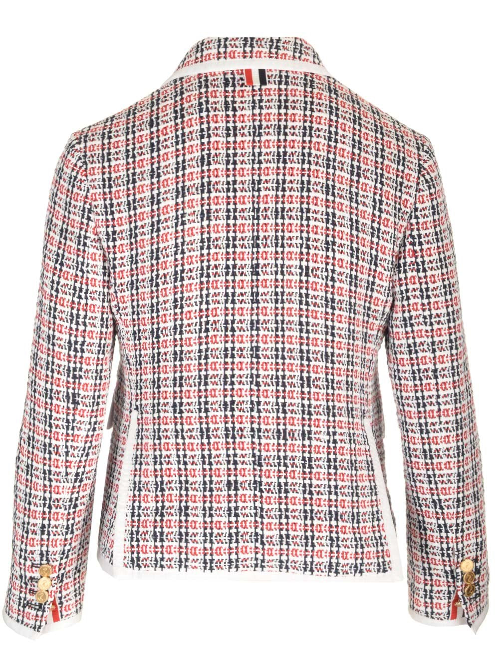 Thom Browne Women Cotton Tweed Blazer