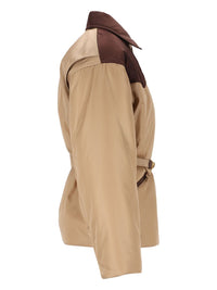 Versace Women Padded Jacket With Belt