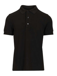 Tom Ford Men Cotton Piqué Polo Shirt